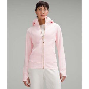 RARE NWT Lululemon SCUBA FULL ZIP HOODIE Strawberry Milkshake GOLD Jacket 12